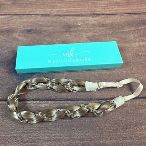 Madison Braids Headband Womens OS Blonde Excellent Braided Hair Accessory Boho